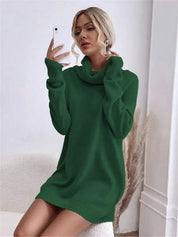 Chic Long-Fit Knitted Turtleneck Sweater by VICTORIA - Lizabella Fashion -  -  - Chic Long-Fit Knitted Turtleneck Sweater by VICTORIA - Lizabella Fashion - #tag1# - #tag2#