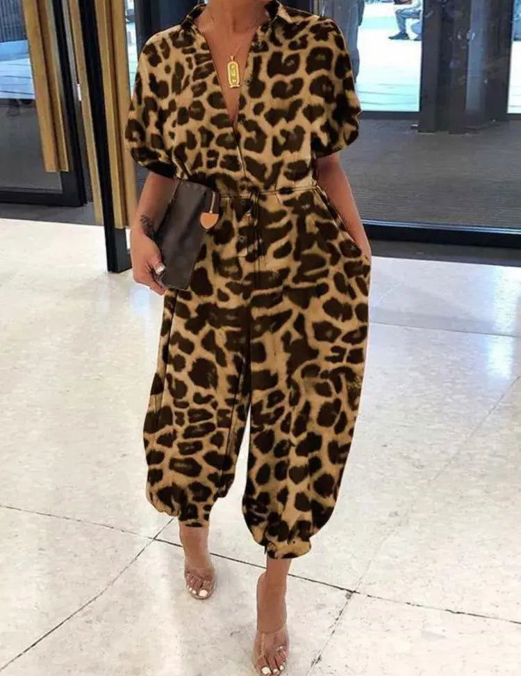 Chic V-Neck Jumpsuit - OLIVIA Collection - Lizabella Fashion -  -  - Chic V-Neck Jumpsuit - OLIVIA Collection - Lizabella Fashion - #tag1# - #tag2#