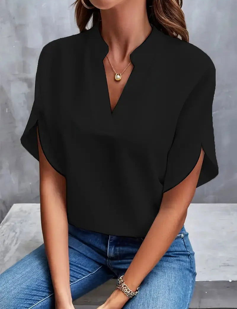 Chic and Breezy Emery Blouse for Effortless Style - Lizabella Fashion -  -  - Chic and Breezy Emery Blouse for Effortless Style - Lizabella Fashion - #tag1# - #tag2#