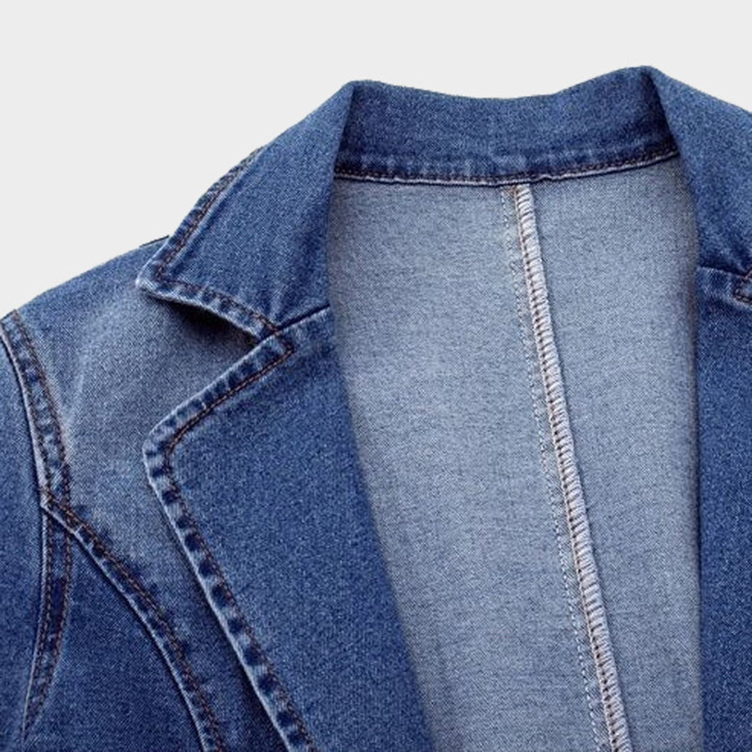 Vera | Blazer in denim da donna dalla vestibilità sartoriale