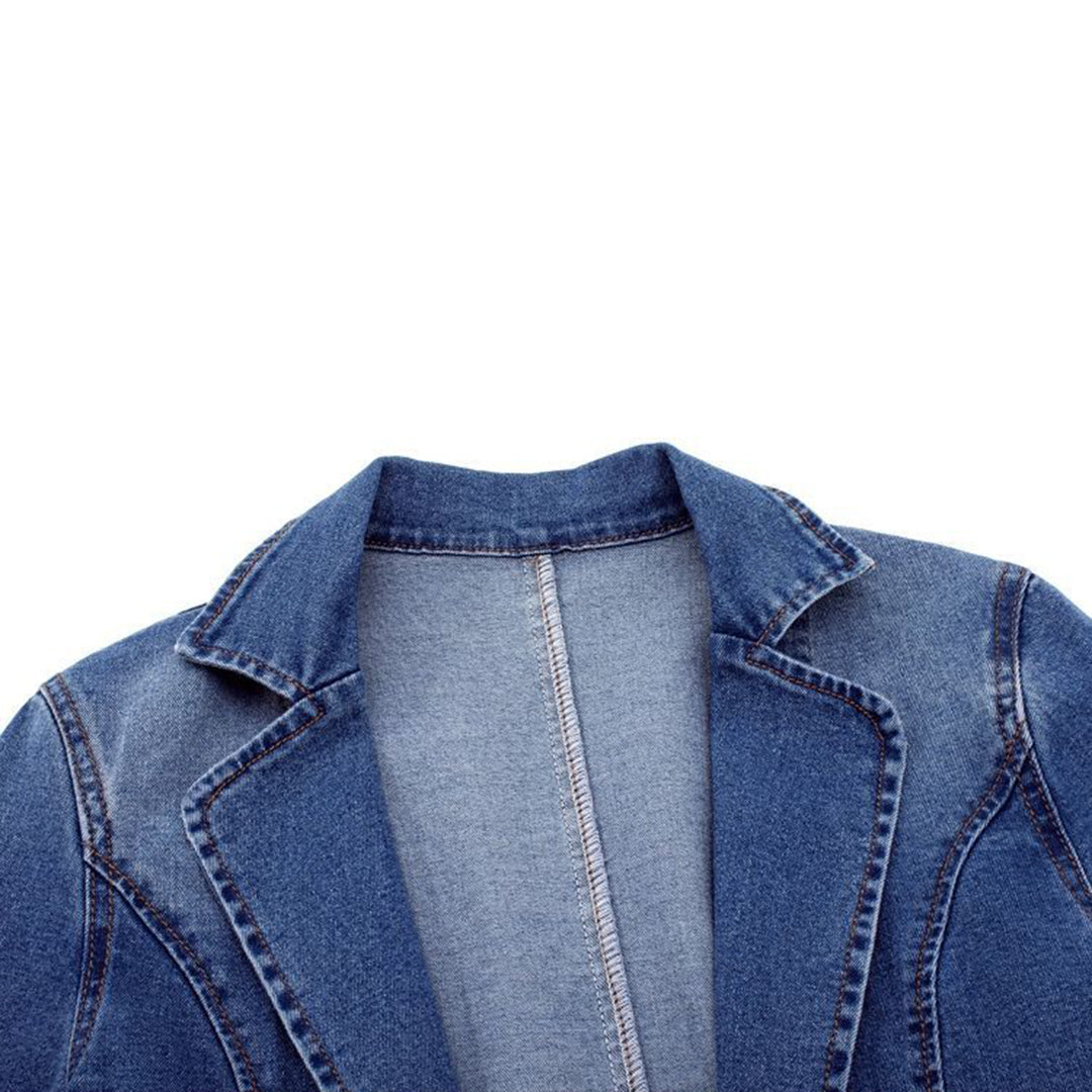 Vera | Blazer in denim da donna dalla vestibilità sartoriale