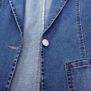 Vera | Blazer in denim da donna dalla vestibilità sartoriale