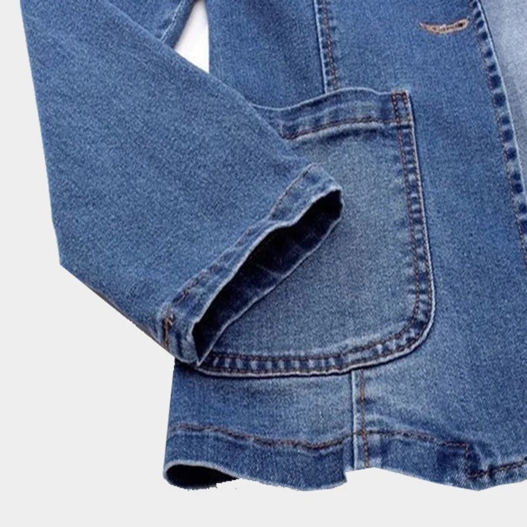 Vera | Blazer in denim da donna dalla vestibilità sartoriale