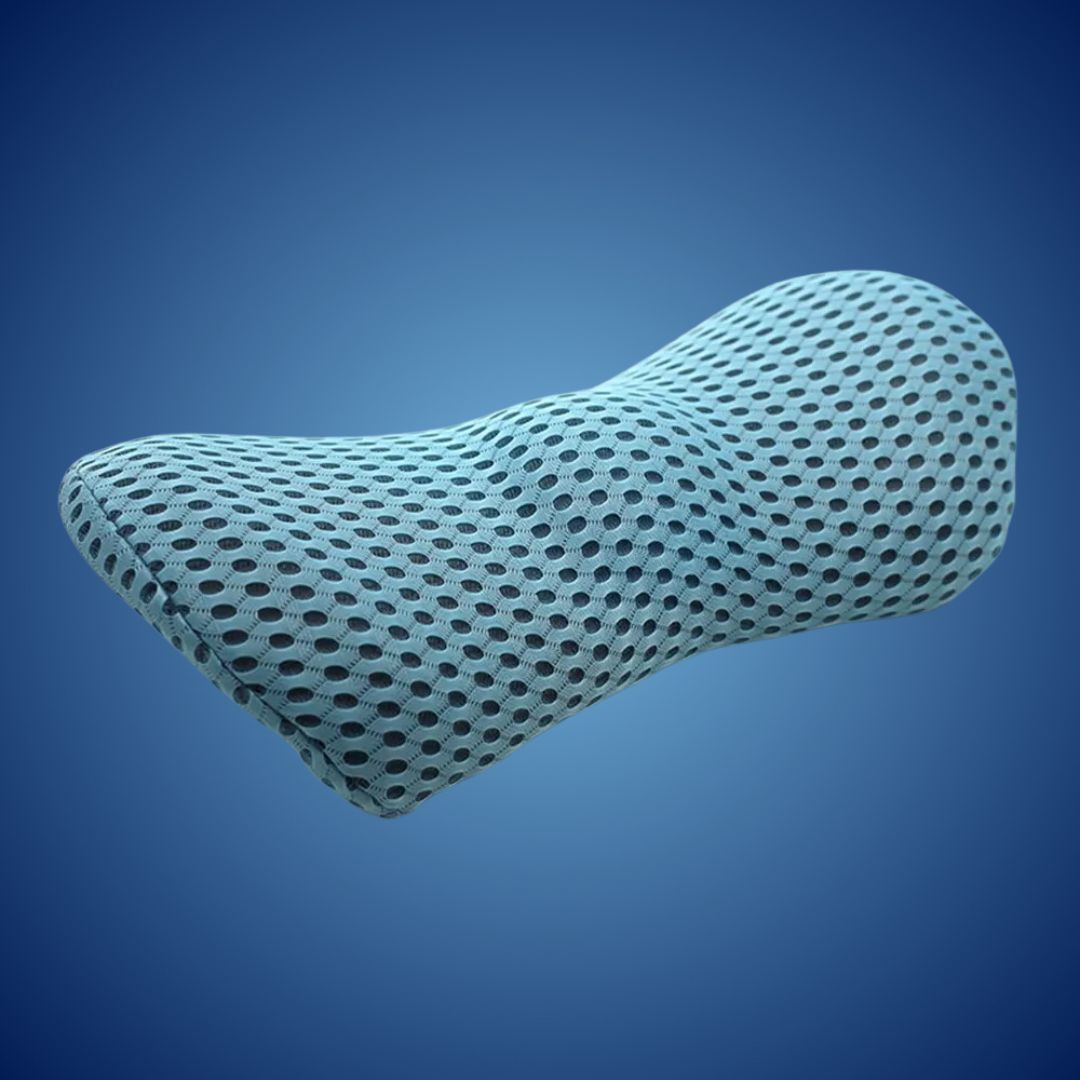 Comfortwave Lumbar Support Cushion | Per sollievo dalla parte bassa della schiena - design ergonomico per ufficio - guida e uso domestico 0