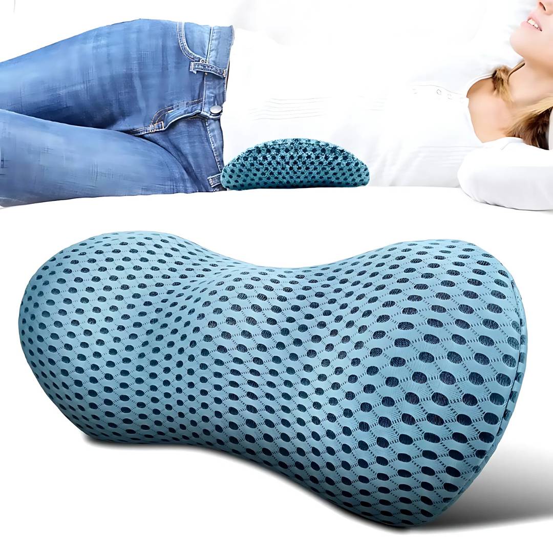 Comfortwave Lumbar Support Cushion | Per sollievo dalla parte bassa della schiena - design ergonomico per ufficio - guida e uso domestico 2