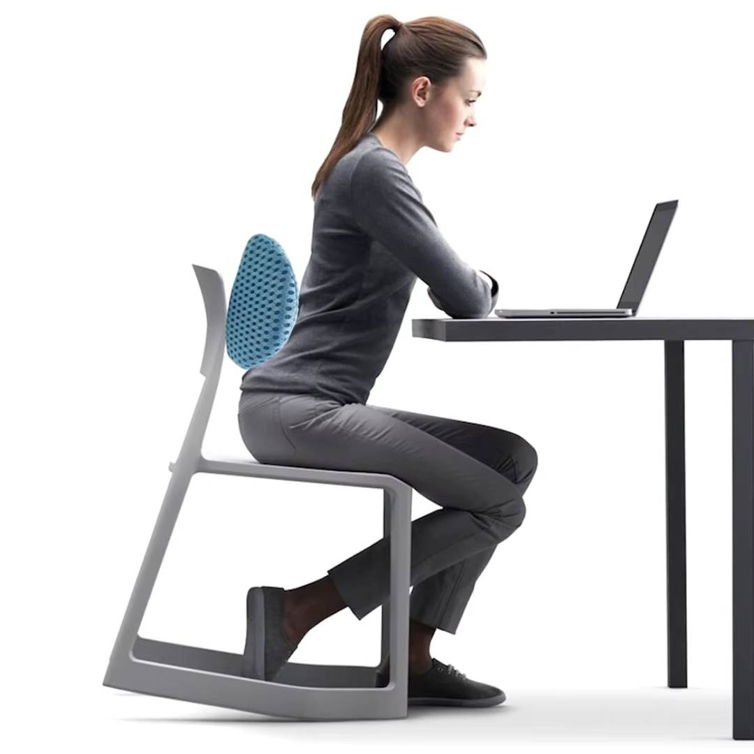 Comfortwave Lumbar Support Cushion | Per sollievo dalla parte bassa della schiena - design ergonomico per ufficio - guida e uso domestico 5