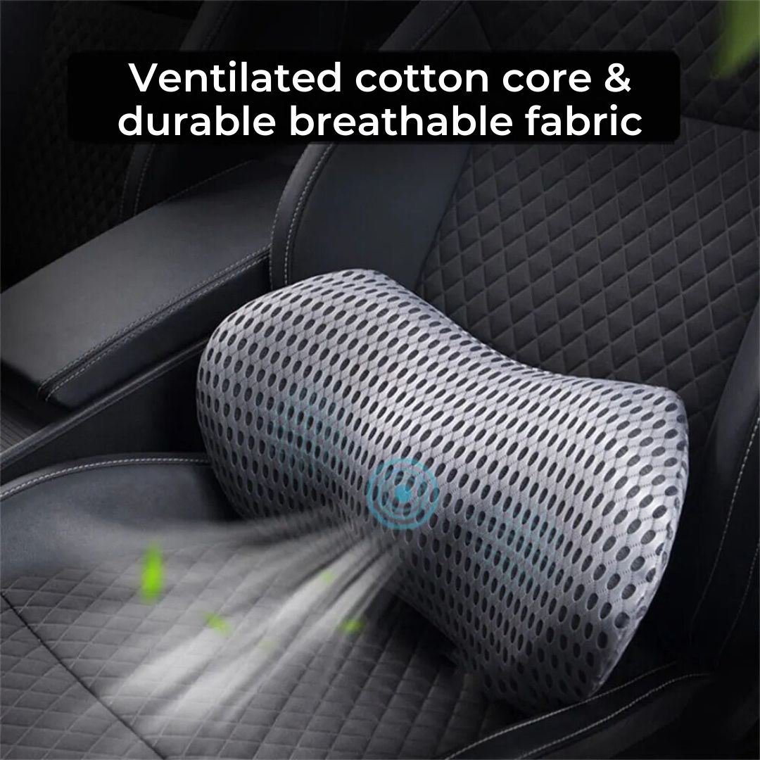 Comfortwave Lumbar Support Cushion | Per sollievo dalla parte bassa della schiena - design ergonomico per ufficio - guida e uso domestico 7