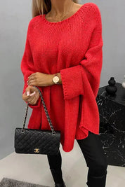 Cozy Chic: Women's Knitted Sweater by ELLA - Lizabella Fashion -  -  - Cozy Chic: Women's Knitted Sweater by ELLA - Lizabella Fashion - #tag1# - #tag2#