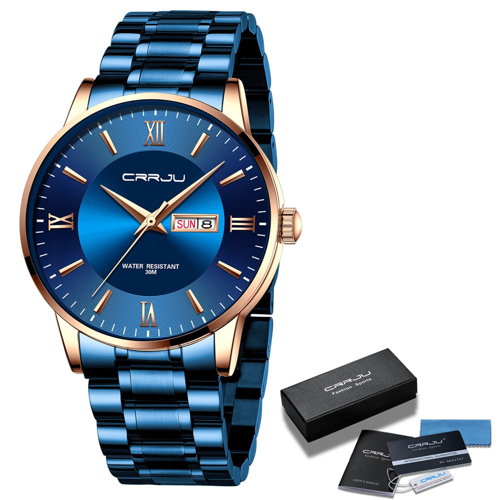 Crrju di lusso | Orologio sportivo impermeabile 8