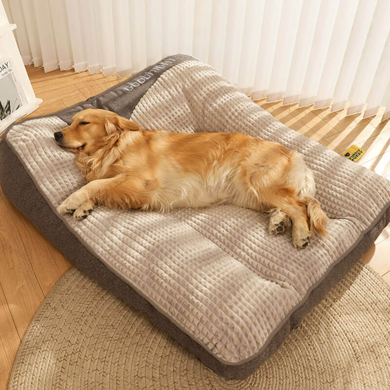 Cuccia ortopedica per cani – Cuccia per cani grande e spessa con supporto per il collo e fodera rimovibile e lavabile 3