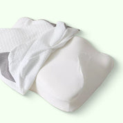 Cuscino cervicale in memory foam a forma di farfalla con braccioli per chi dorme su un fianco o sulla schiena 5