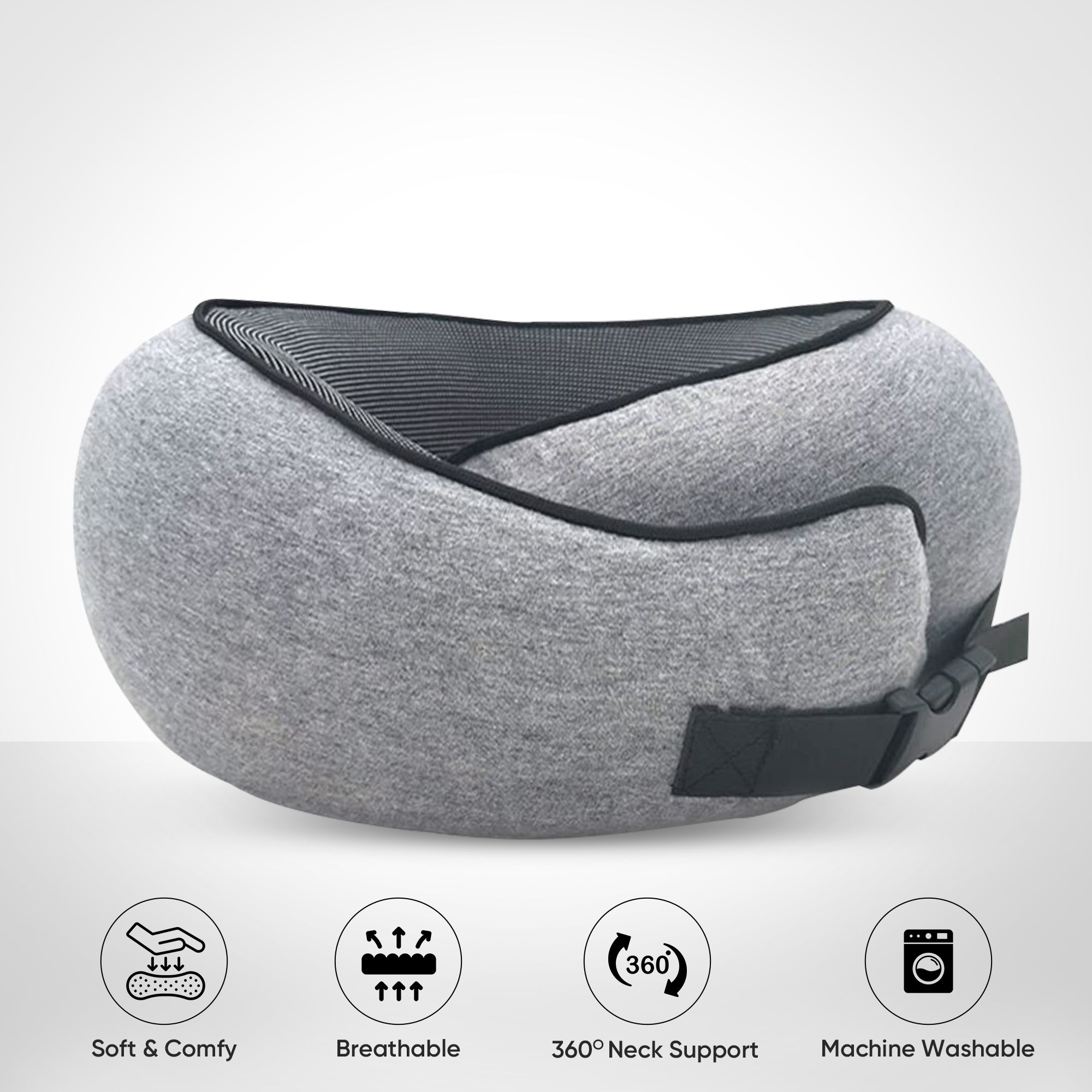 Cuscino da viaggio per il collo - Supporto cervicale comodo e completo - Acquista 1 e ricevi 1 gratis 6
