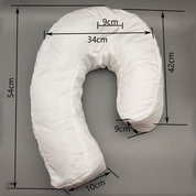 Cuscino ortopedico per chi dorme di lato con foro per le orecchie 4
