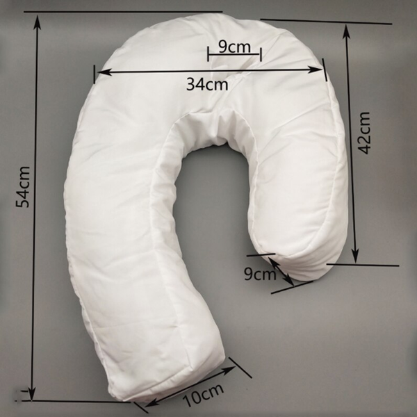 Cuscino ortopedico per chi dorme di lato con foro per le orecchie 4