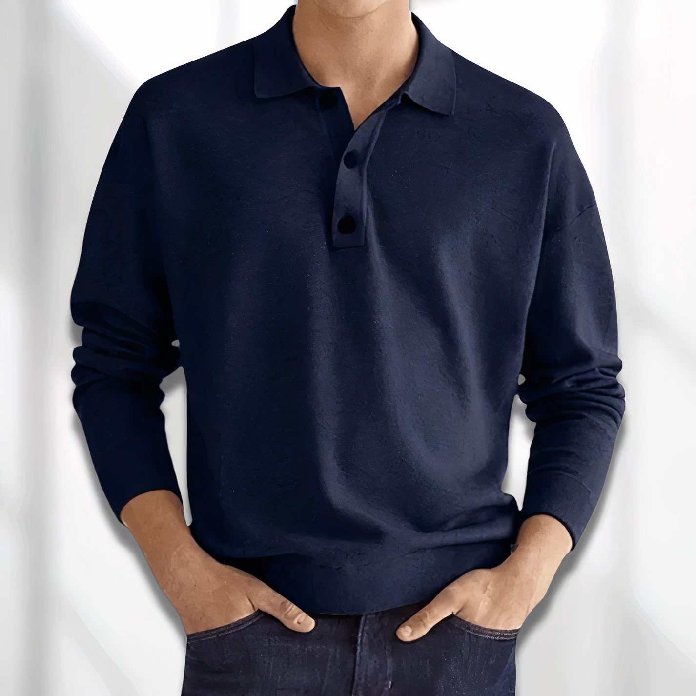 Elegante Polo a Maniche Lunghe - Roach