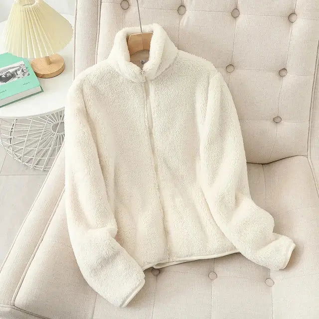 DEBBIE | Fluffy Cosy Jacket - Lizabella Fashion -  -  - DEBBIE | Fluffy Cosy Jacket - Lizabella Fashion - #tag1# - #tag2#