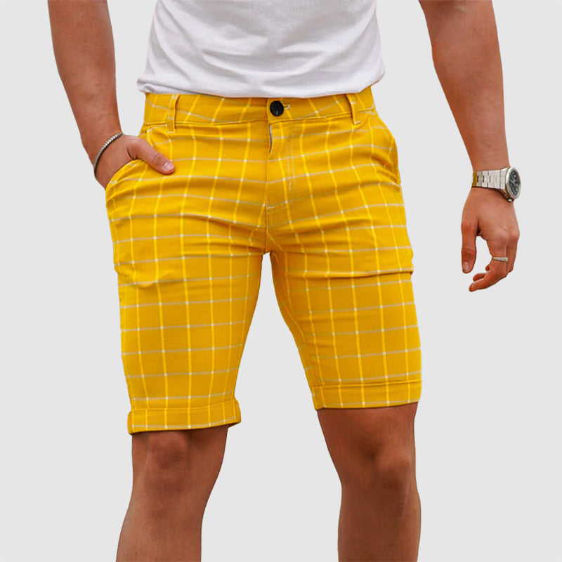  Shorts scozzesi maschili - Passaporto fatto su misura-4