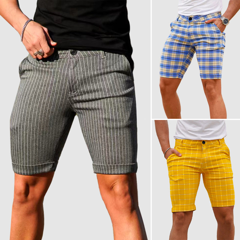  Shorts scozzesi maschili - Passaporto fatto su misura-5