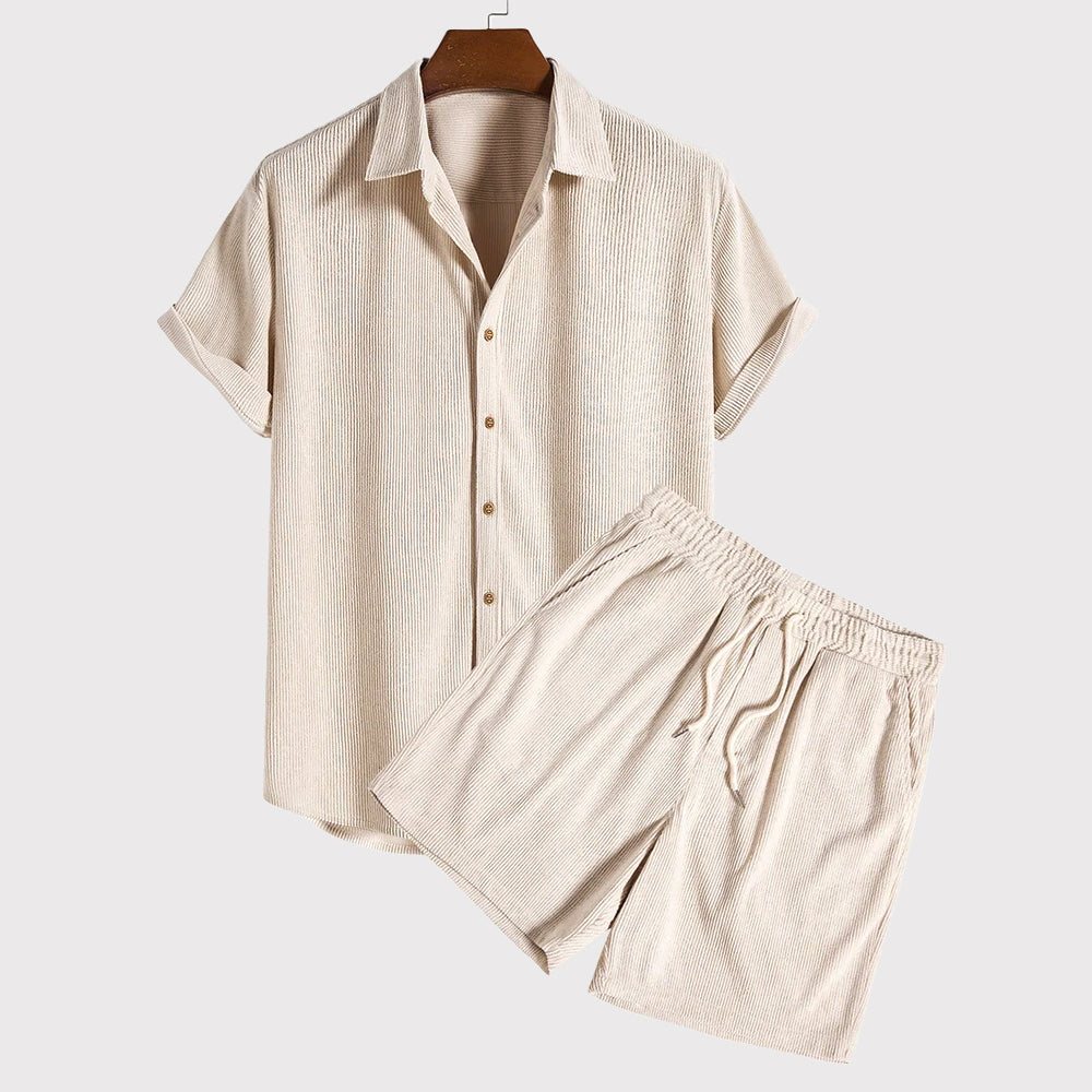  Short di uomini a corda di camicia e cordone di uomini-2