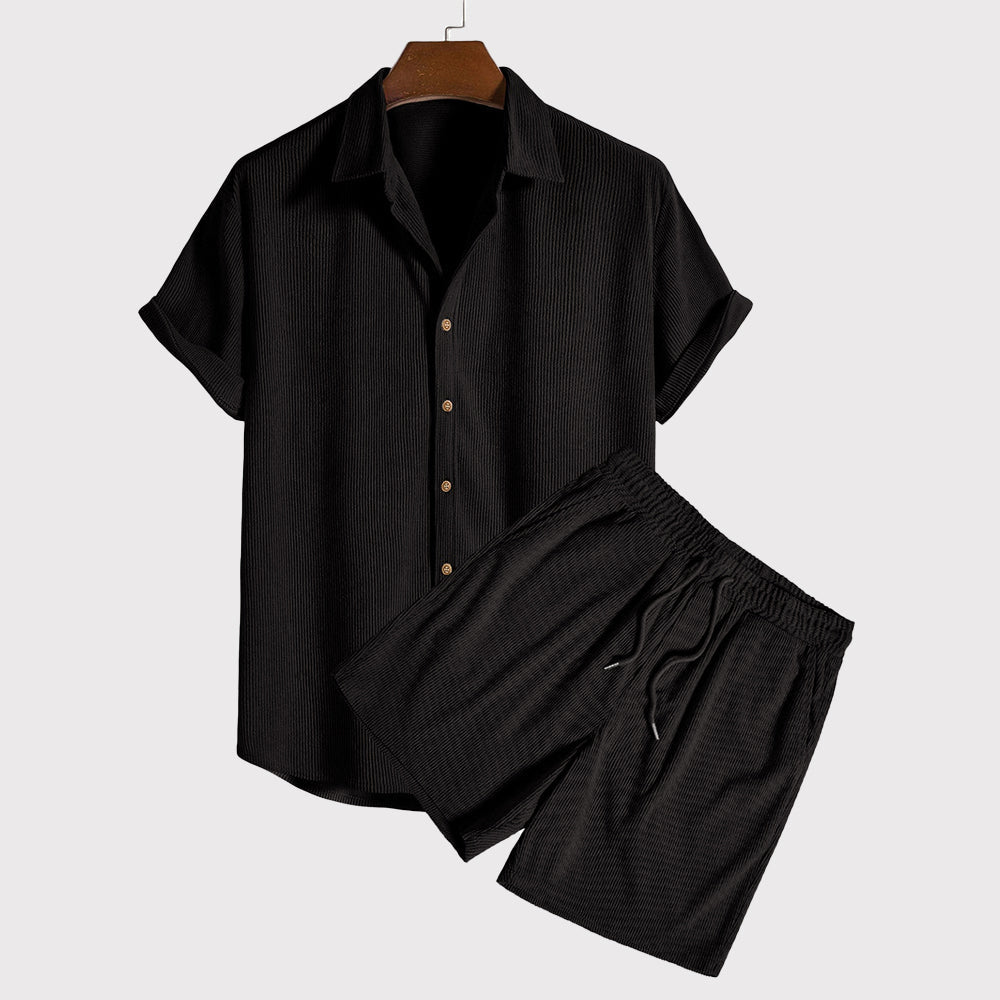  Short di uomini a corda di camicia e cordone di uomini-6