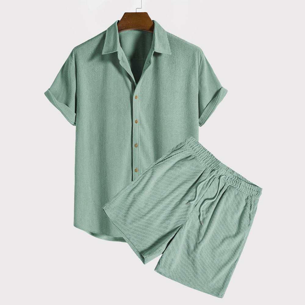  Short di uomini a corda di camicia e cordone di uomini-4