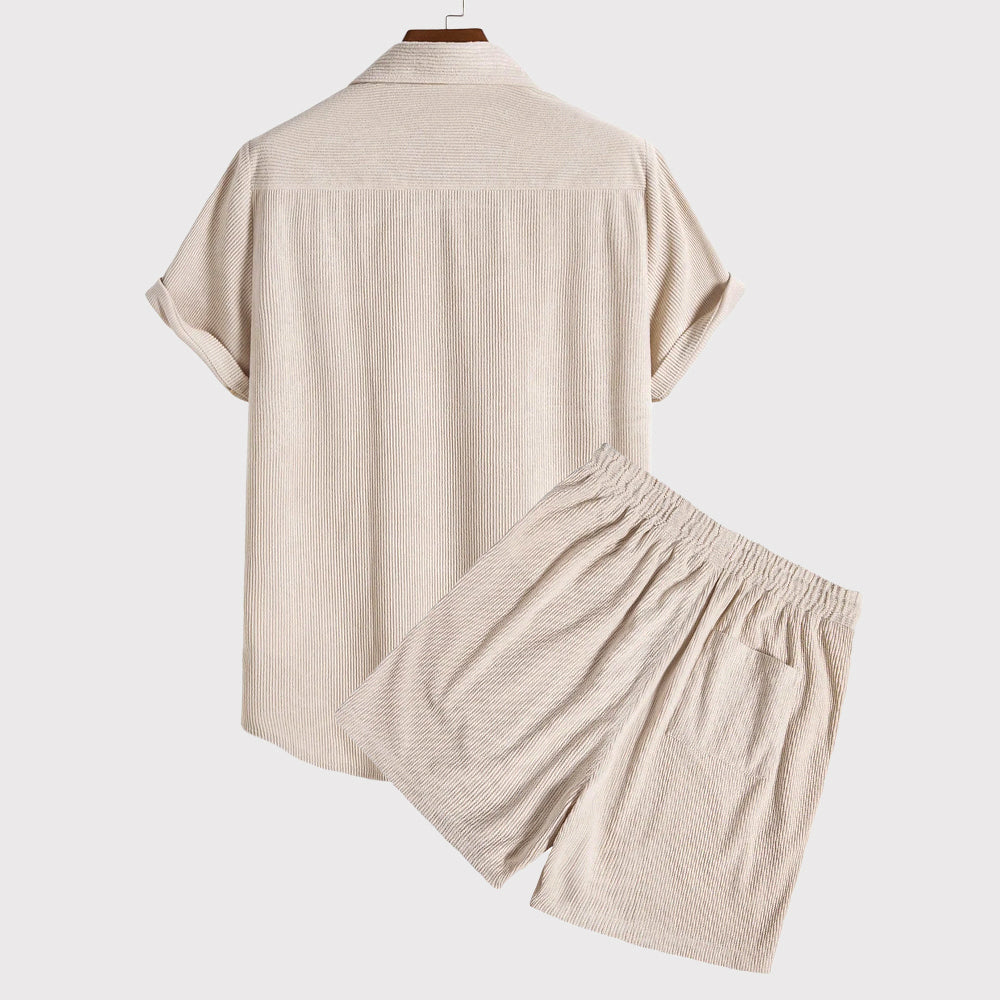  Short di uomini a corda di camicia e cordone di uomini-5