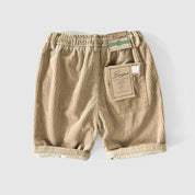  Shorts a corda da uomo - leggermente traspirante - vita elastica - abbigliamento casual arrotolato-6