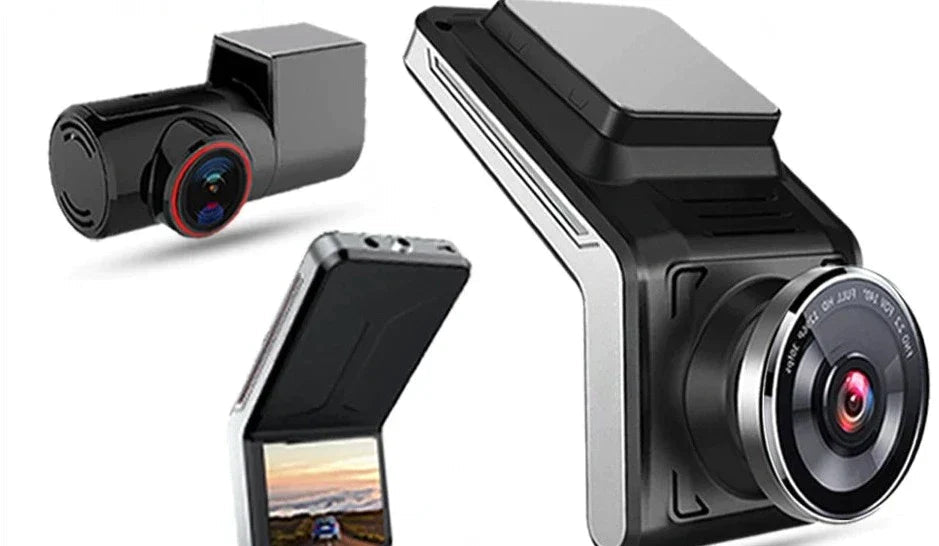 Dashcam 4K anteriore e posteriore | Visione notturna e modalità parcheggio 24 ore su 24 | DriveCam | Obiettivo F1.8 5