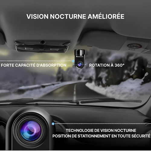 Dashcam per auto con telecamera di sorveglianza 2