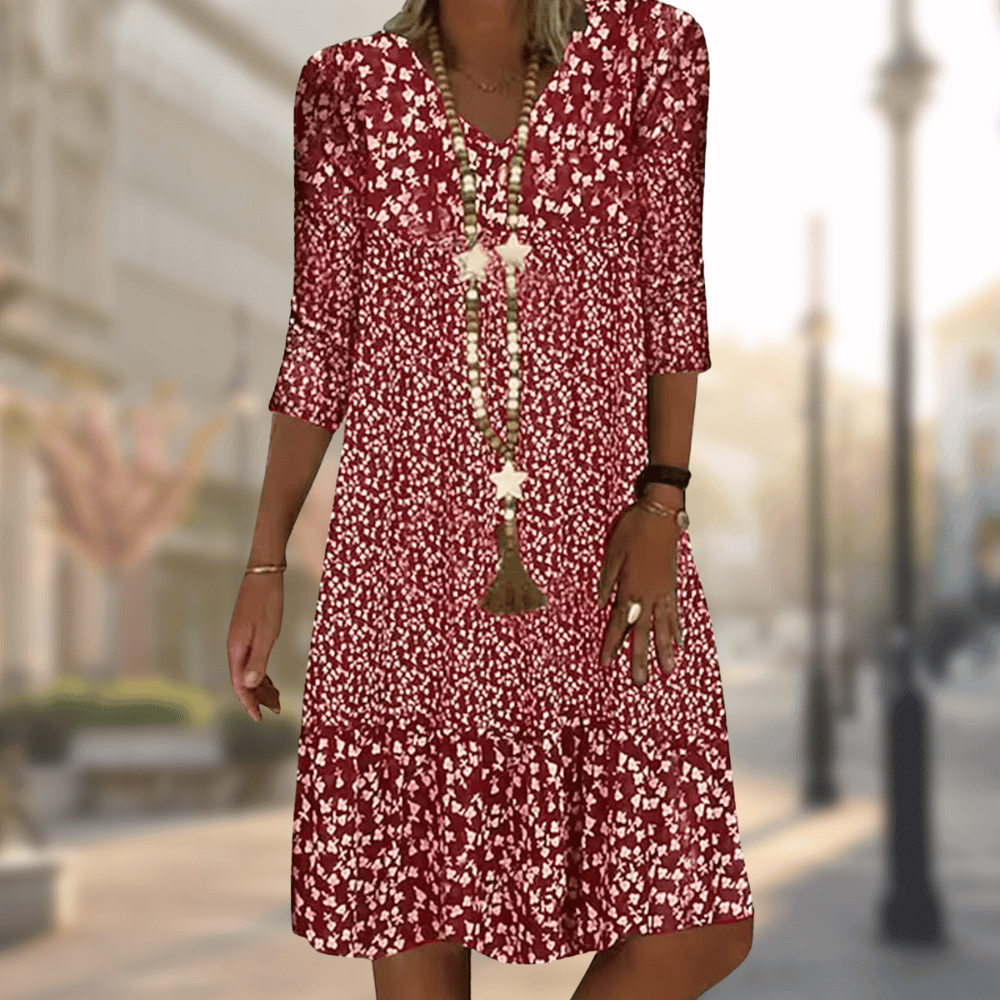 Ava | Abito da giorno floreale: eleganza senza sforzo per il tuo look quotidiano