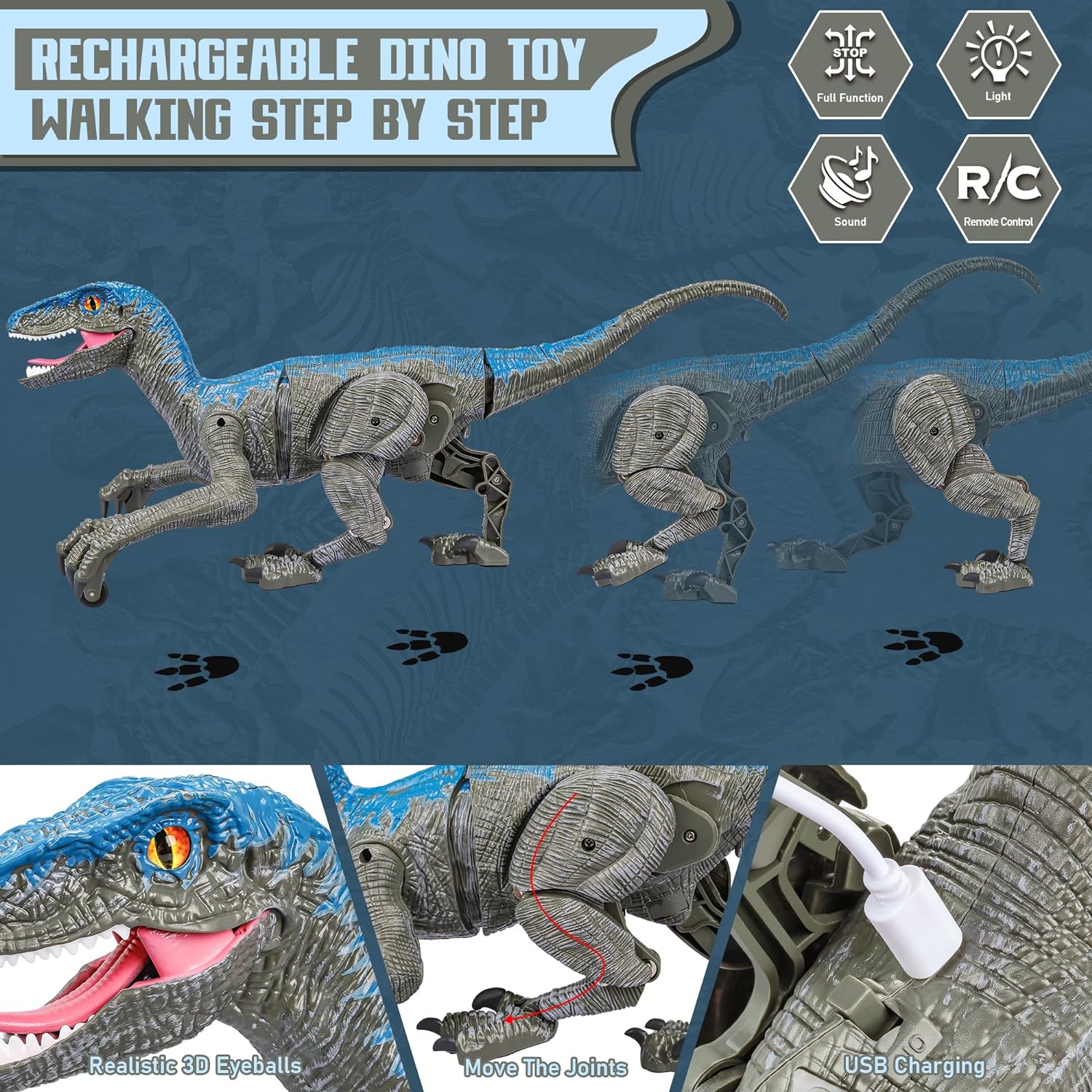 Dinosauro telecomandato 4