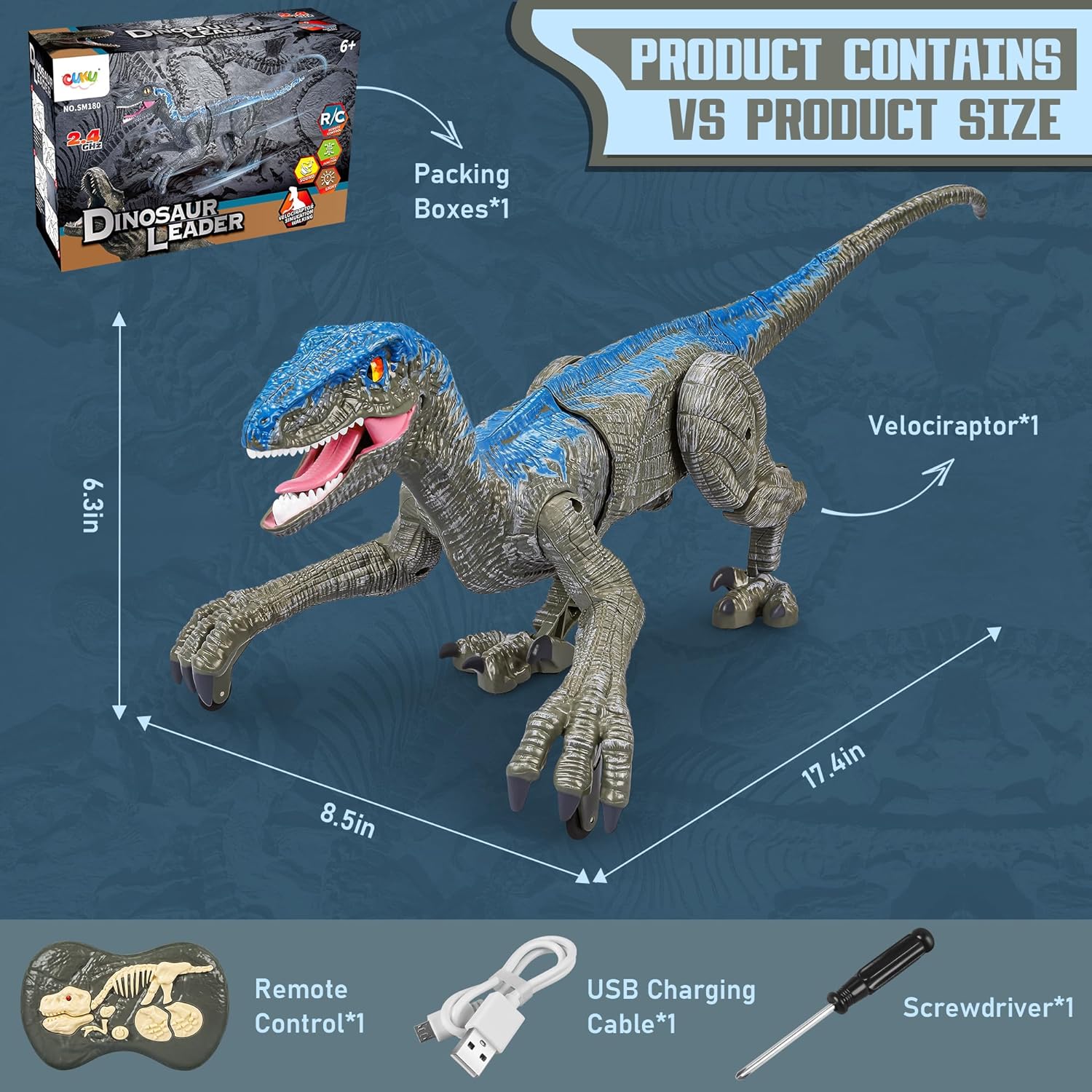 Dinosauro telecomandato 5
