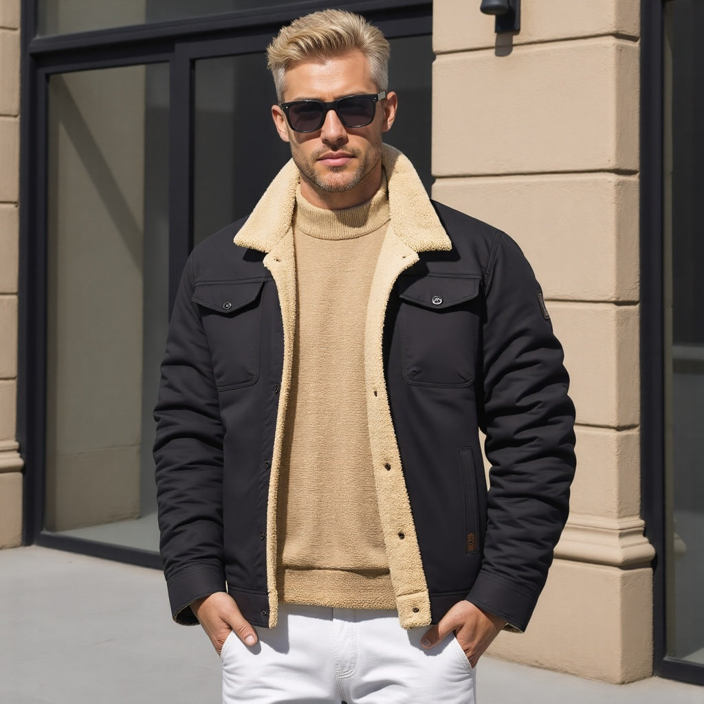 Giacca Bomber Classica Uomo – Calda e Stile per l’Inverno