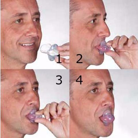 Dispositivo di stabilizzazione della lingua per l'apnea 2