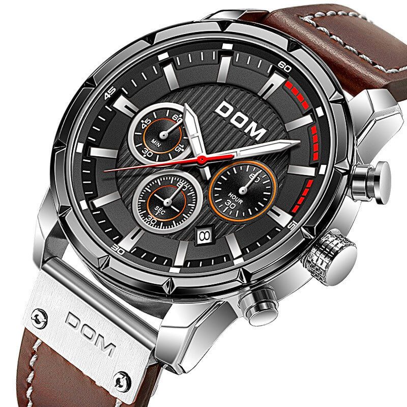 Dom | Orologio sportivo luminoso da uomo 9