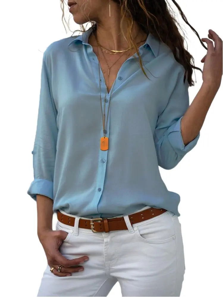 ELENA | Casual Blouse Women Longsleeve - Lizabella Fashion -  -  - ELENA | Casual Blouse Women Longsleeve-Lizabella Fashion - #tag1# - #tag2#