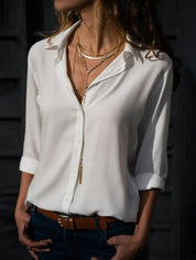 ELENA | Casual Blouse Women Longsleeve - Lizabella Fashion -  -  - ELENA | Casual Blouse Women Longsleeve-Lizabella Fashion - #tag1# - #tag2#