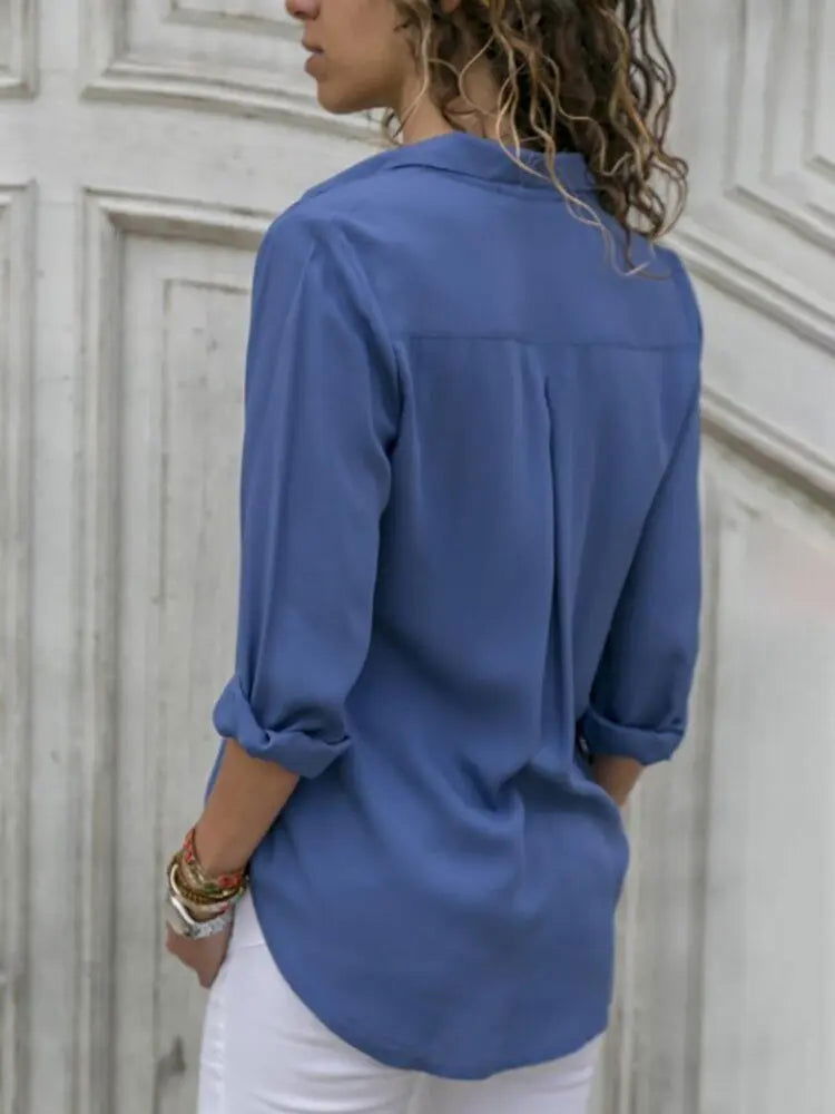 ELENA | Casual Blouse Women Longsleeve - Lizabella Fashion -  -  - ELENA | Casual Blouse Women Longsleeve-Lizabella Fashion - #tag1# - #tag2#