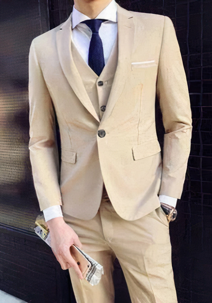 Stiloso completo da uomo a 3 pezzi - Evert per un'eleganza senza tempo