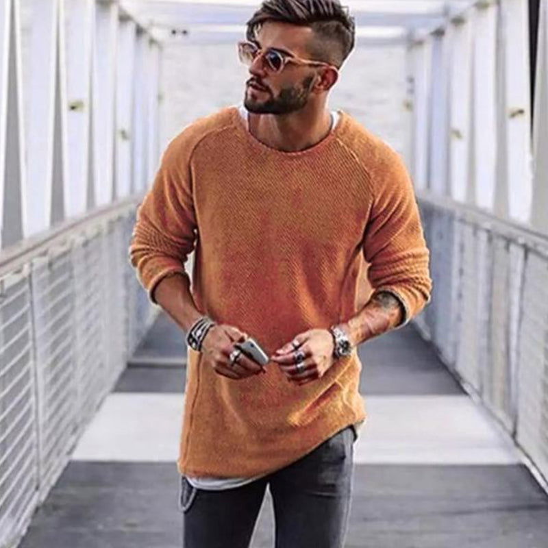 Edwards | Cozy Long-Sleeve Sweater for Men - Lizabella Fashion -  -  - Edwards | Cozy Long-Sleeve Sweater for Men - Lizabella Fashion - #tag1# - #tag2#