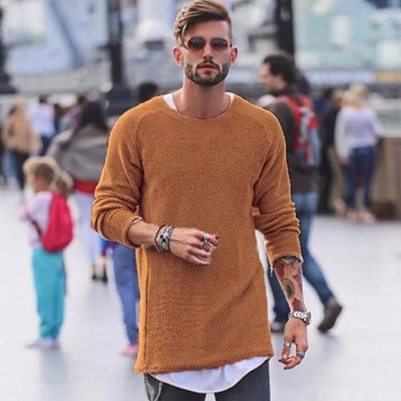 Edwards | Cozy Long-Sleeve Sweater for Men - Lizabella Fashion -  -  - Edwards | Cozy Long-Sleeve Sweater for Men - Lizabella Fashion - #tag1# - #tag2#