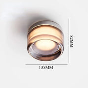 Elegante applique rotonda con LED - Nero, 15W Design moderno per soggiorno e camera da letto 8