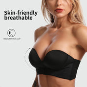 Elevate Your Curves: SOPHIA Strapless Push-Up Bra - Lizabella Fashion -  -  - Elevate Your Curves: SOPHIA Strapless Push-Up Bra - Lizabella Fashion - #tag1# - #tag2#