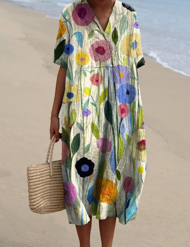 Emma - Abito Floreale in Cotone Premium 3