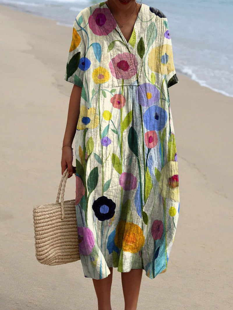 Emma - Abito Floreale in Cotone Premium 3