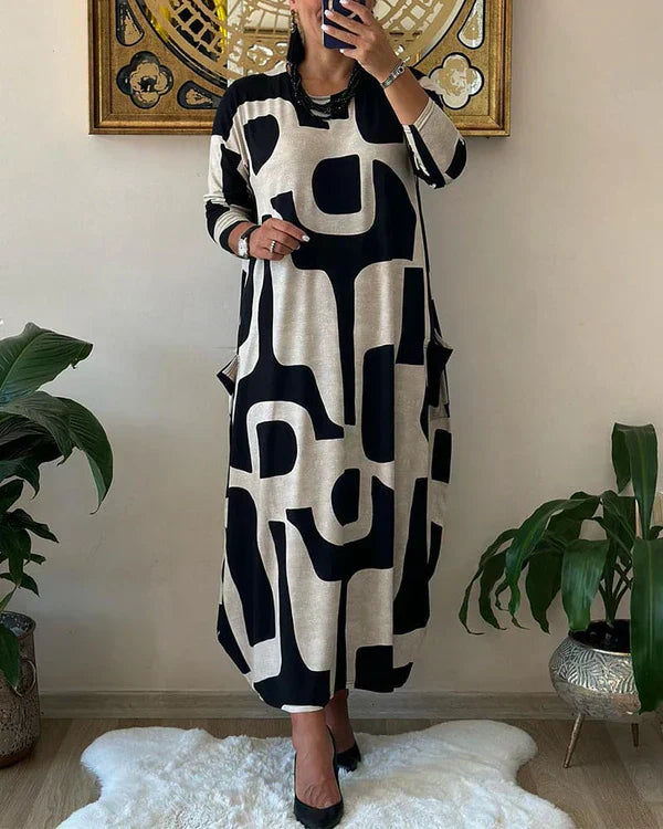 Mara | Abito elegante e comodo ispirato all'arte