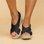 Espadrillas Ortopediche con Zeppa Comode per Donna 0