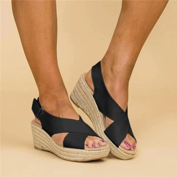 Espadrillas Ortopediche con Zeppa Comode per Donna 4