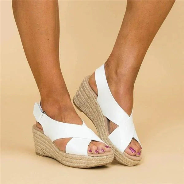 Espadrillas Ortopediche con Zeppa Comode per Donna 6