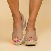 Espadrillas Ortopediche con Zeppa Comode per Donna 7